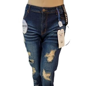 540127...VIP Straight leg Jeans (Deconstructed) Size 20